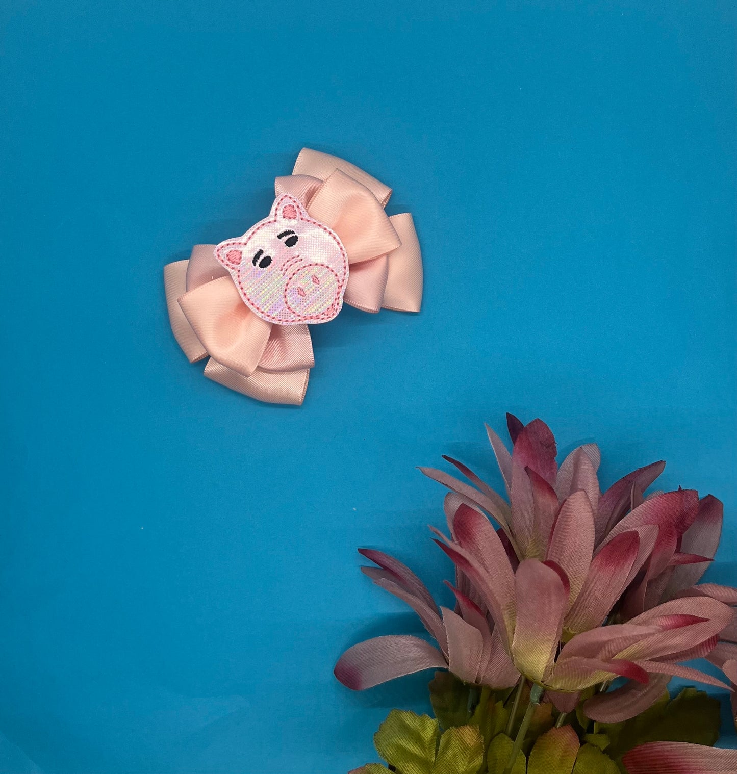 Pig Inspired Bow