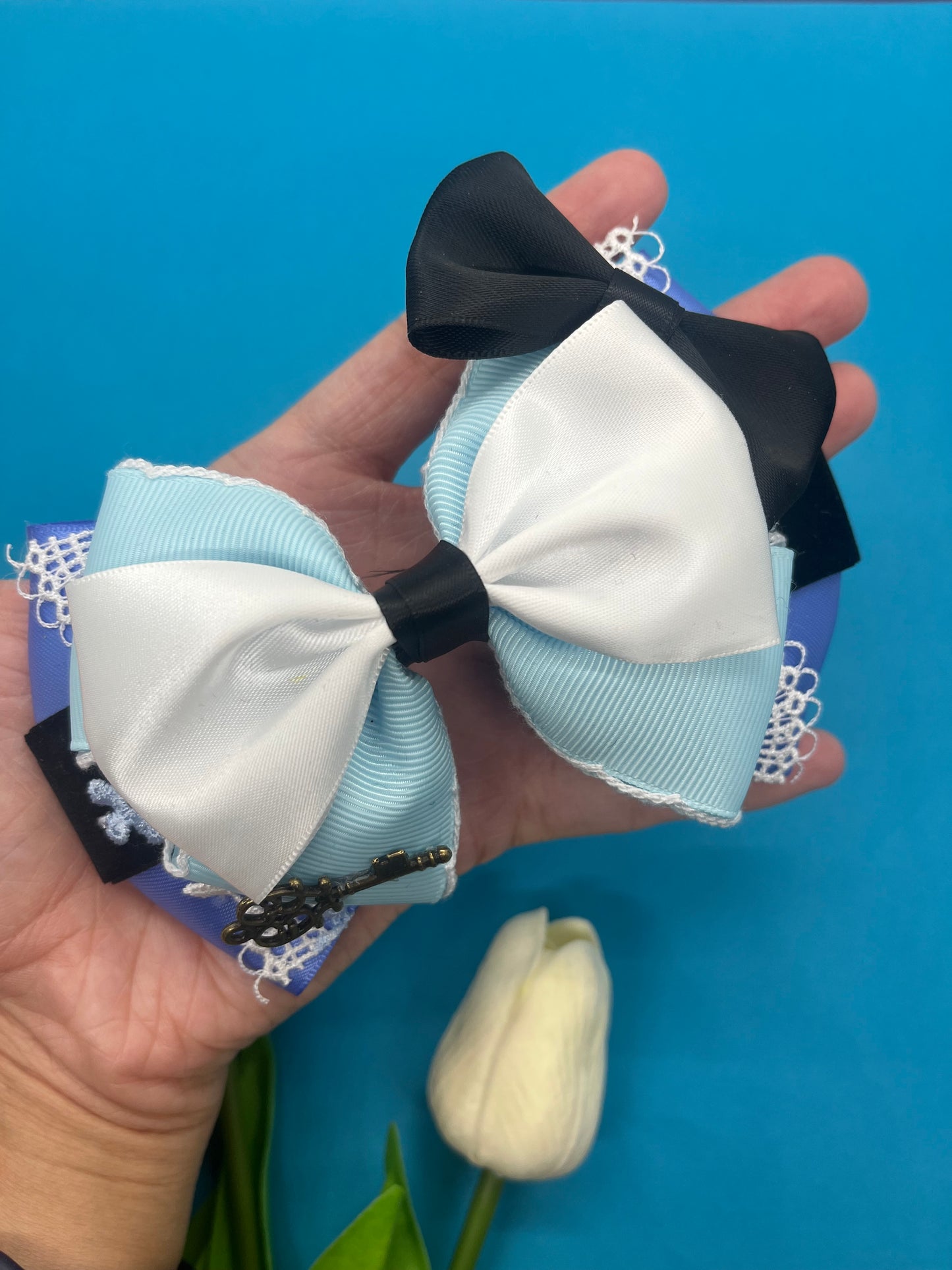Wonderland Inspired Hair Bow
