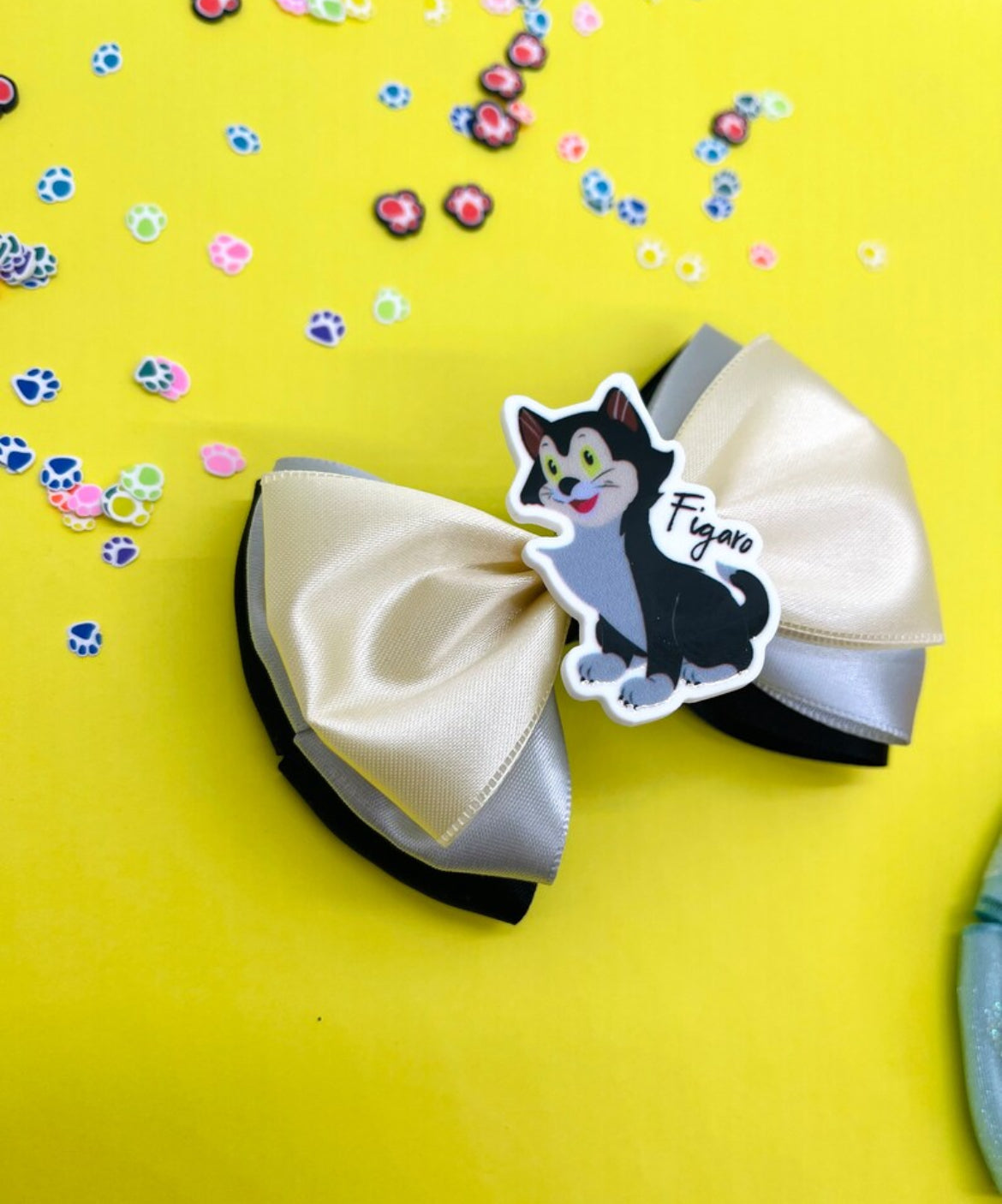 Cat and Fish Inspired Hair Bows