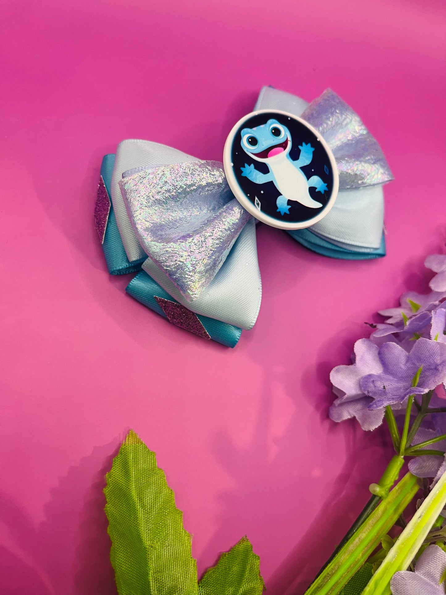 Salamander Inspired Hair Bow
