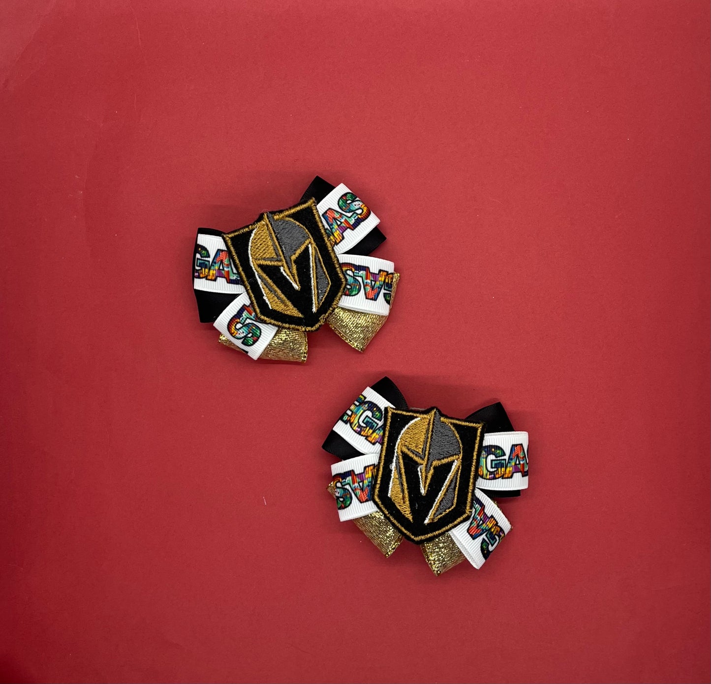 Mini Hockey Inspired Bow