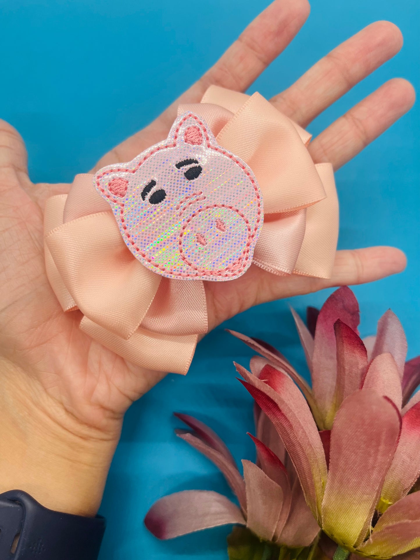 Pig Inspired Bow