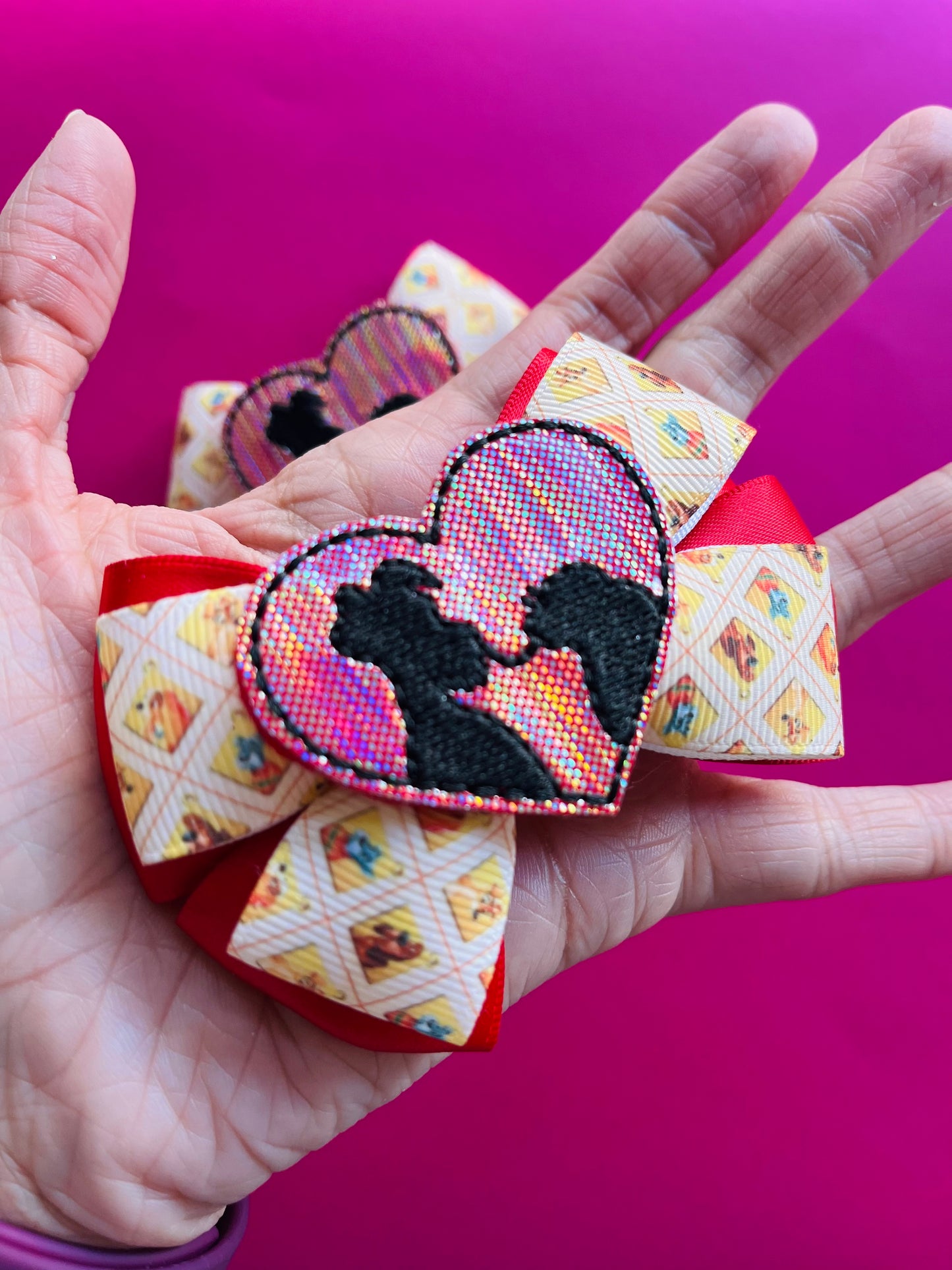 Mini Valentine Inspired Bow