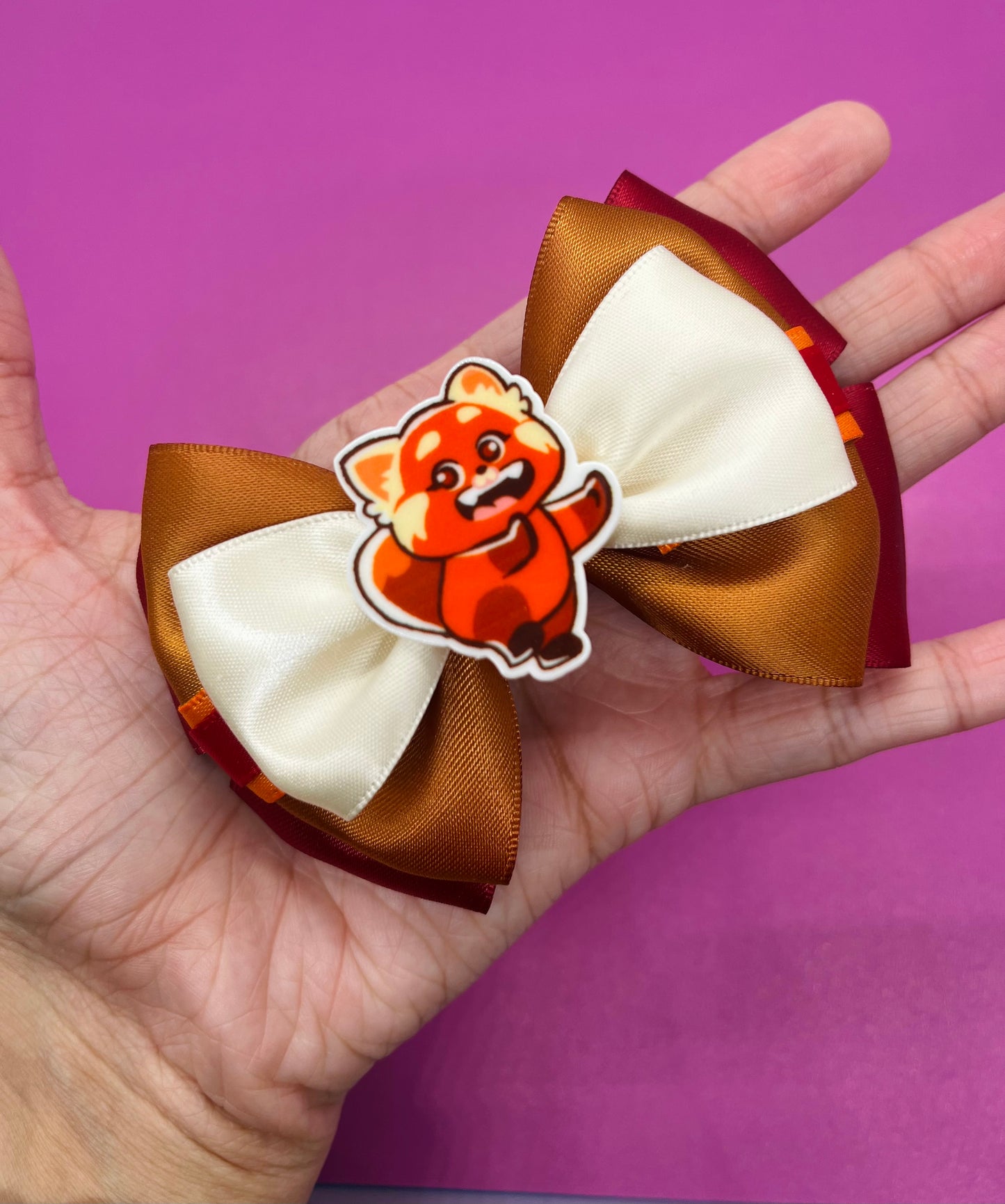 Panda Inspired Bow