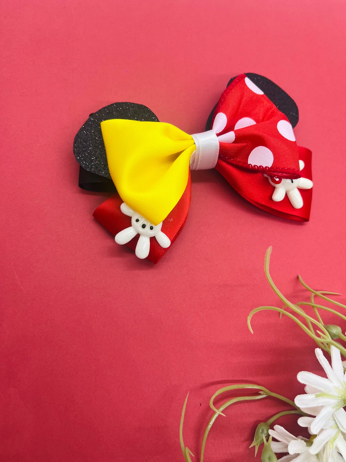 Mouse Mashup Inspired Hair Bow