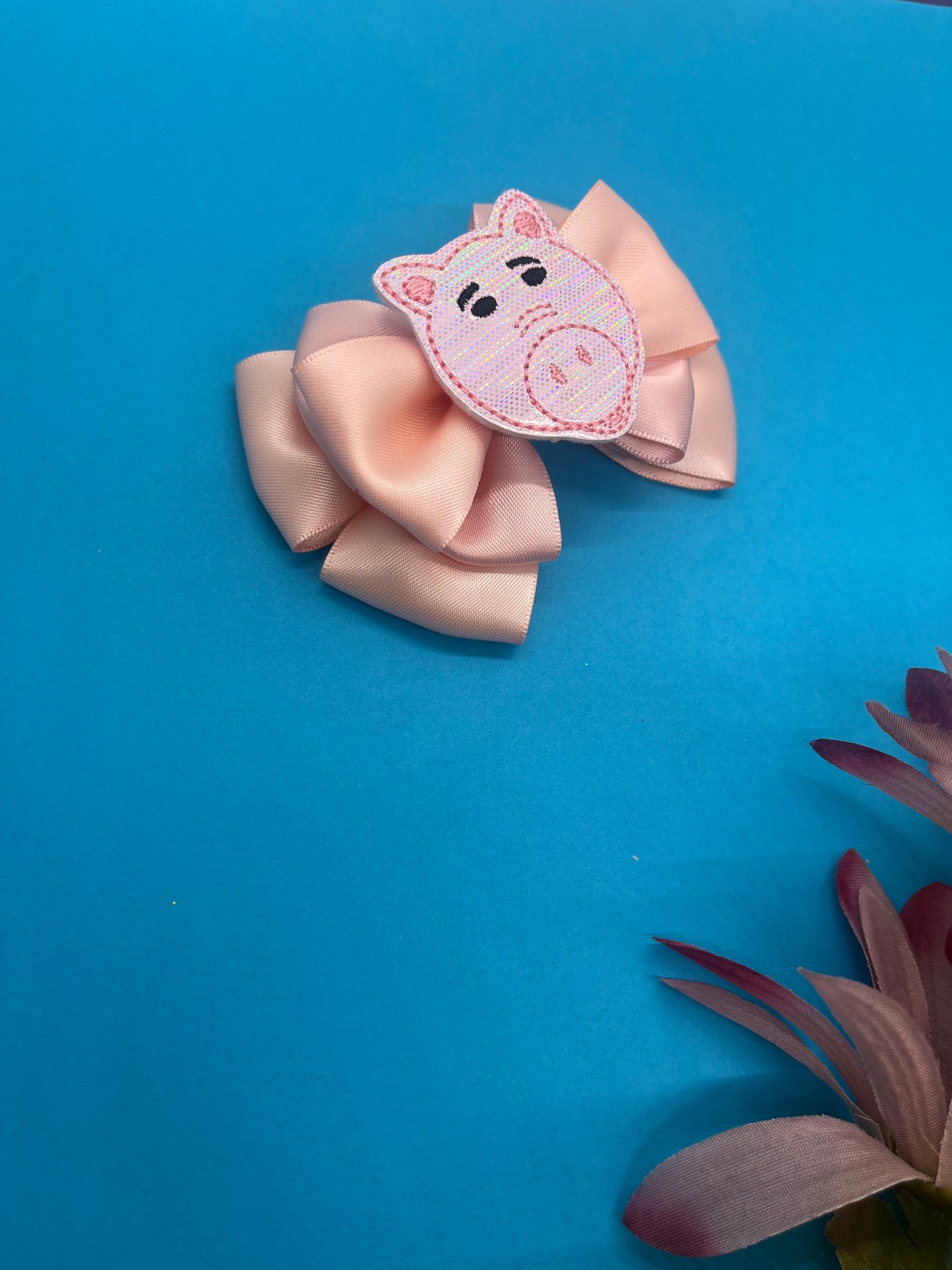 Pig Inspired Bow