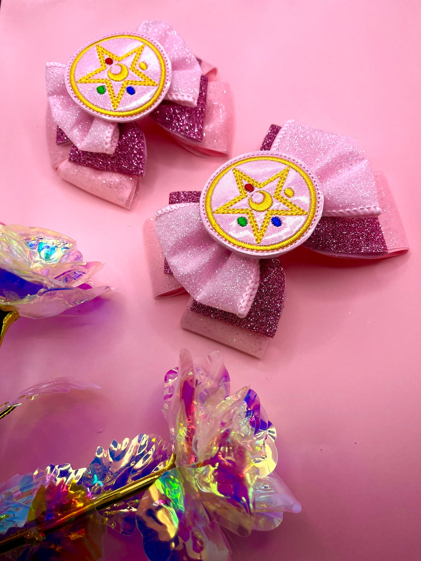 Brooch Inspired Hair Bow