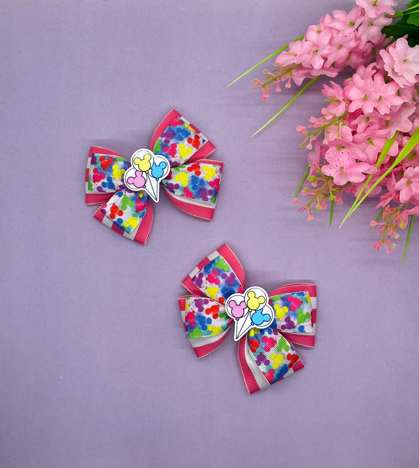 Balloon Inspired Hair Bow