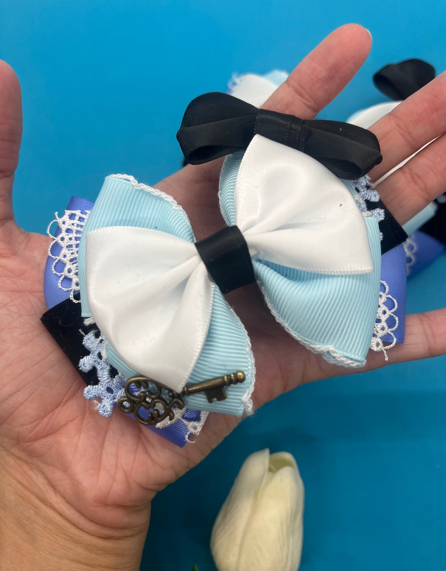 Wonderland Inspired Hair Bow