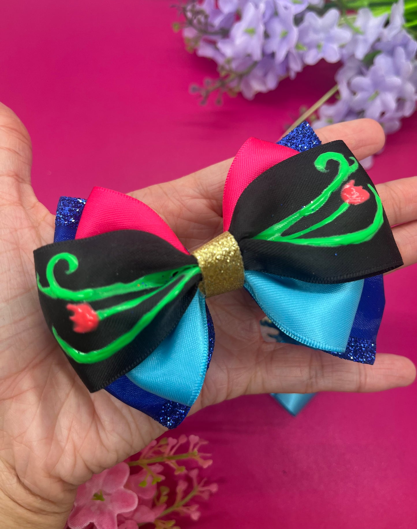 Ice Princess Inspired Bows