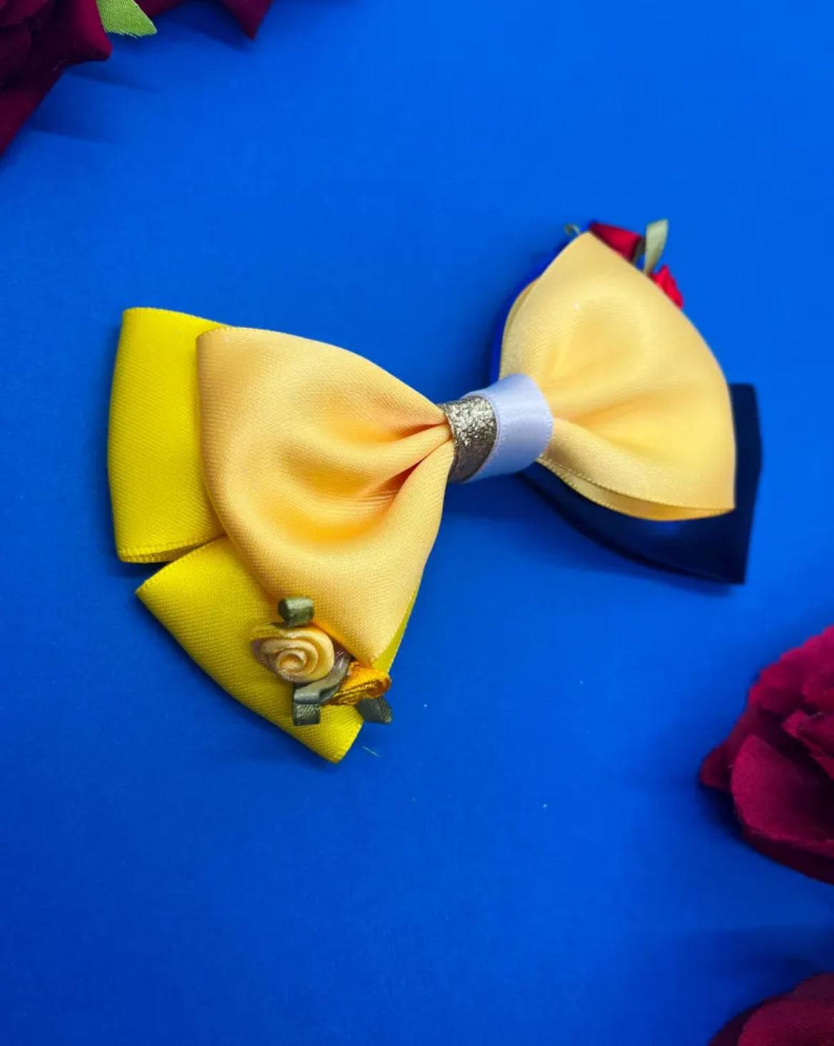 Rose Mashup Inspired Hair Bow