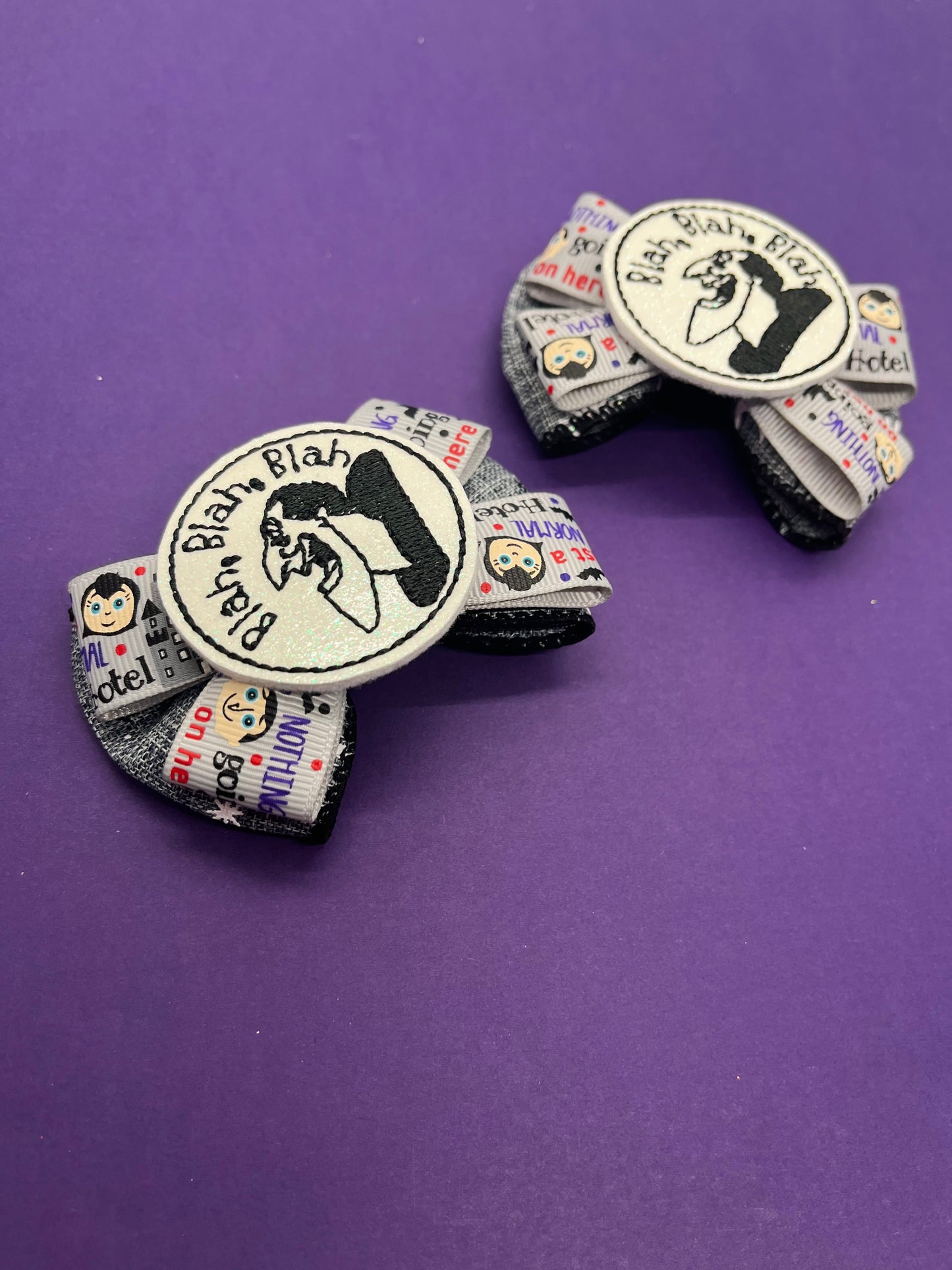 Mini Halloween Inspired Hair Bow