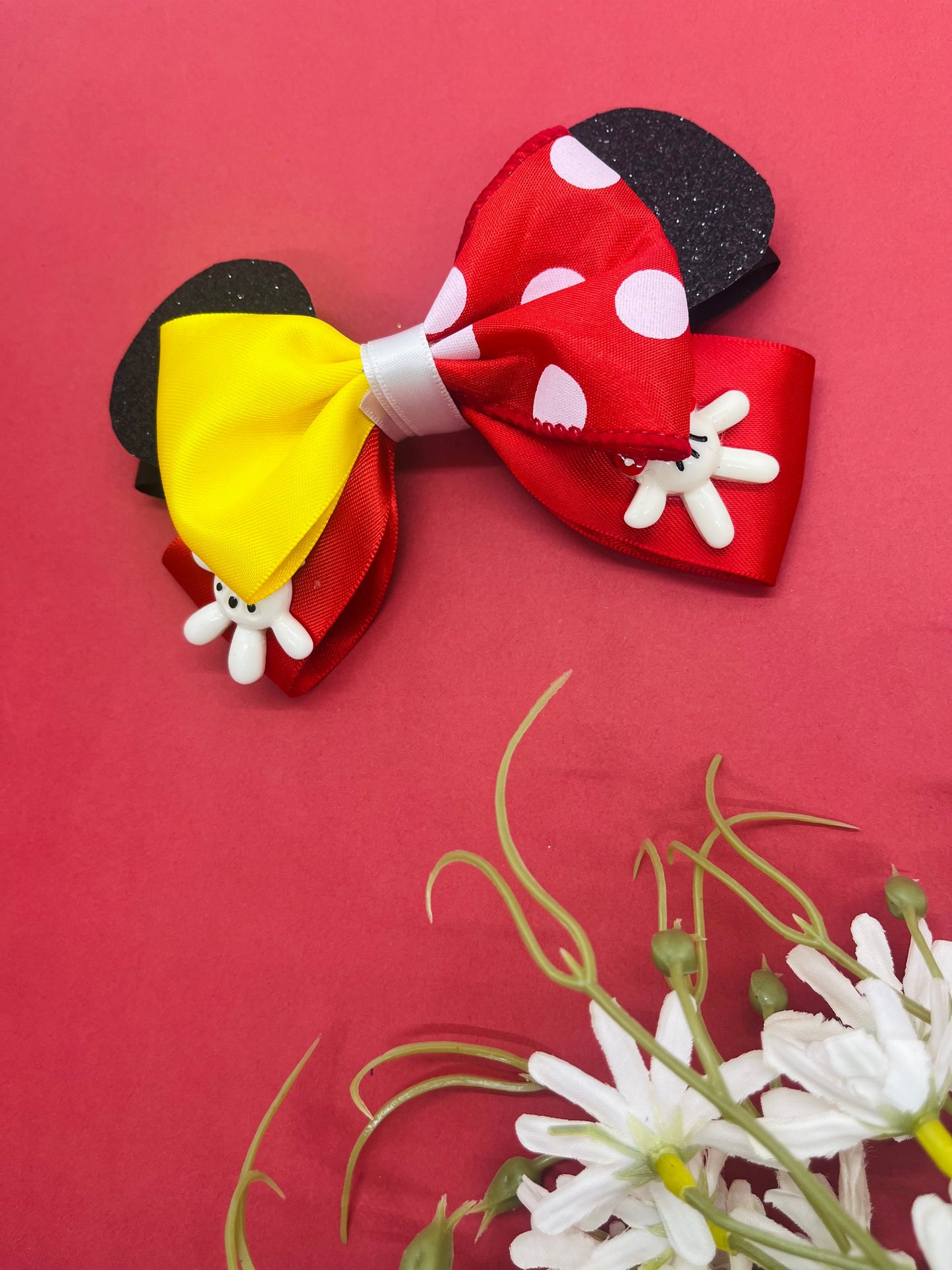 Mouse Mashup Inspired Hair Bow