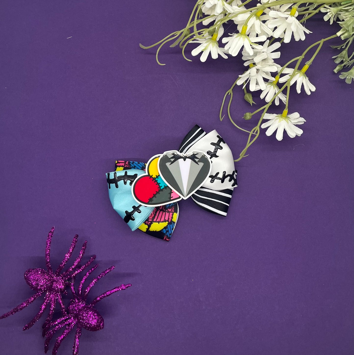 Spooky Couple Inspired Mashup Bow
