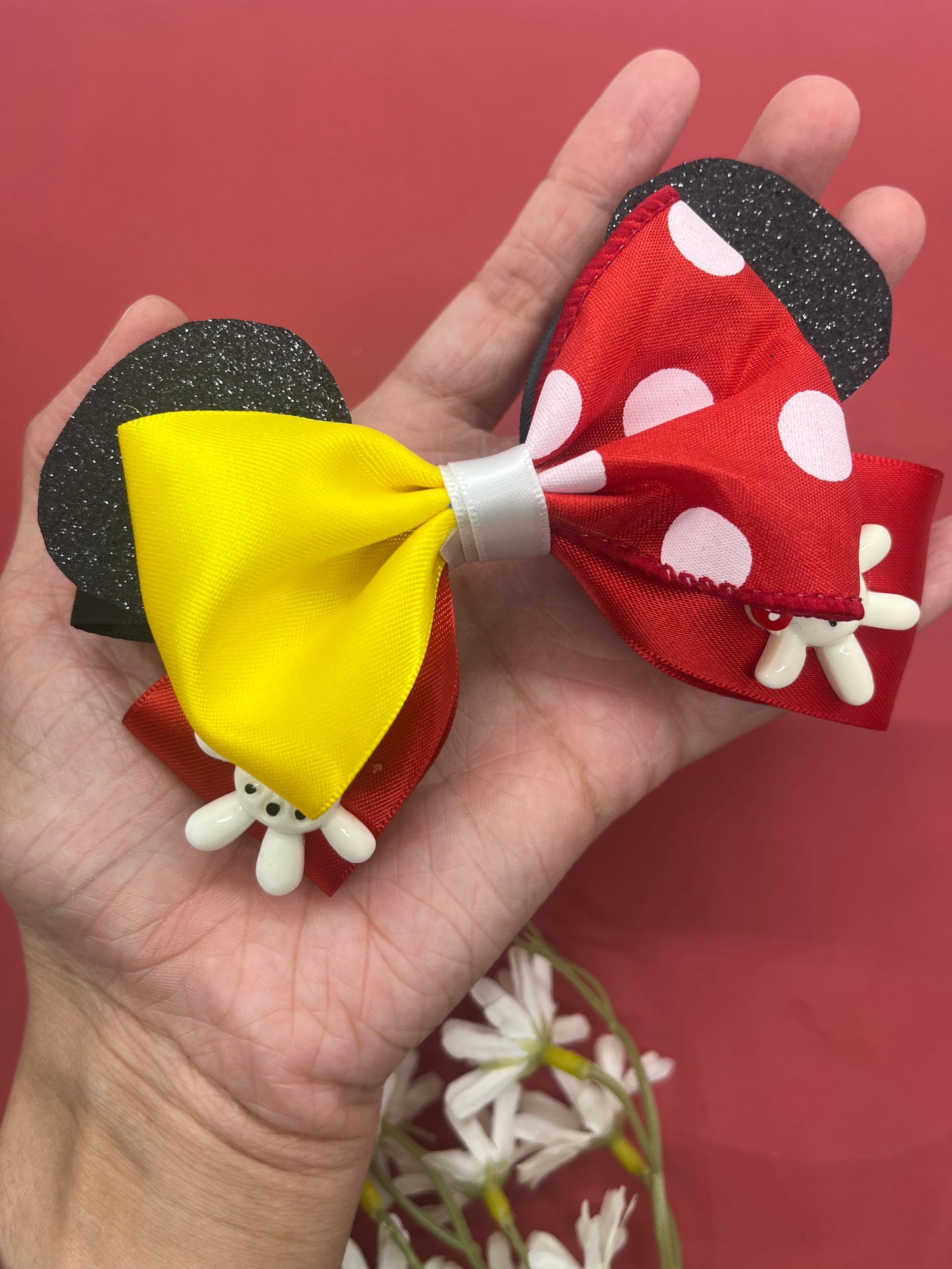 Mouse Mashup Inspired Hair Bow
