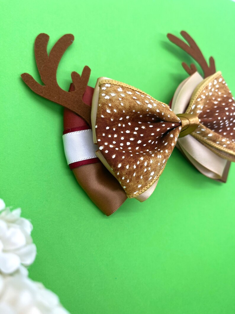 Deer Inspired Hair Bow