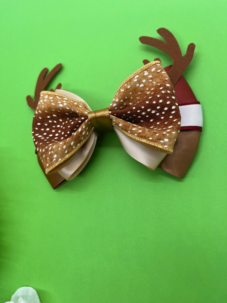 Deer Inspired Hair Bow