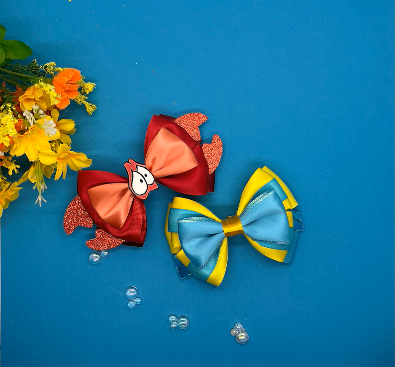 Fish Inspired Bows