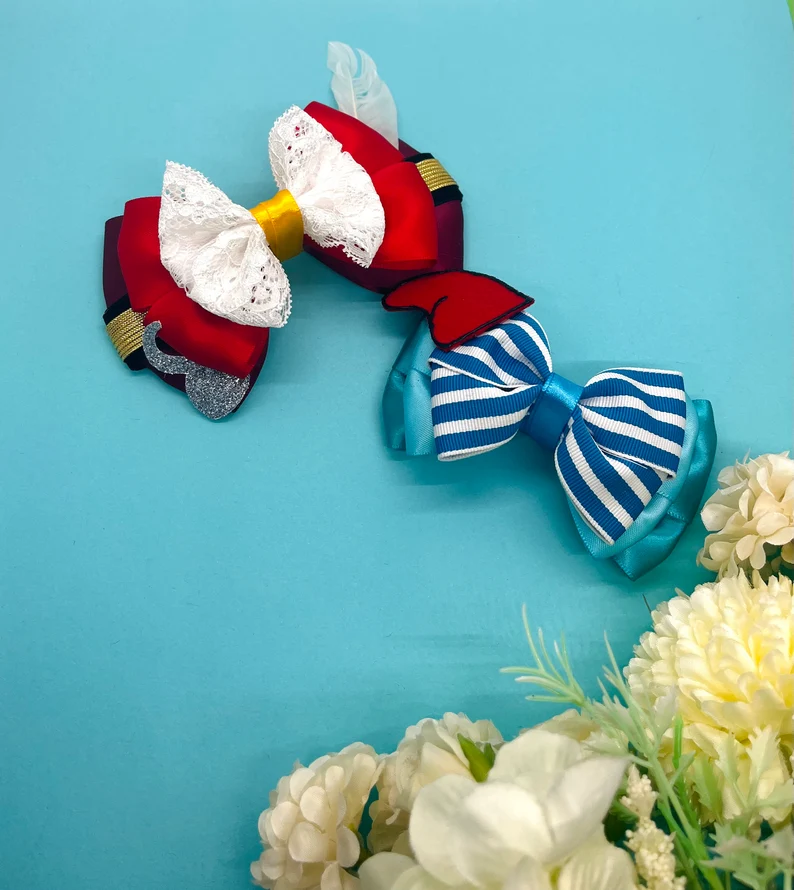Captain and Mate Inspired Hair Bows
