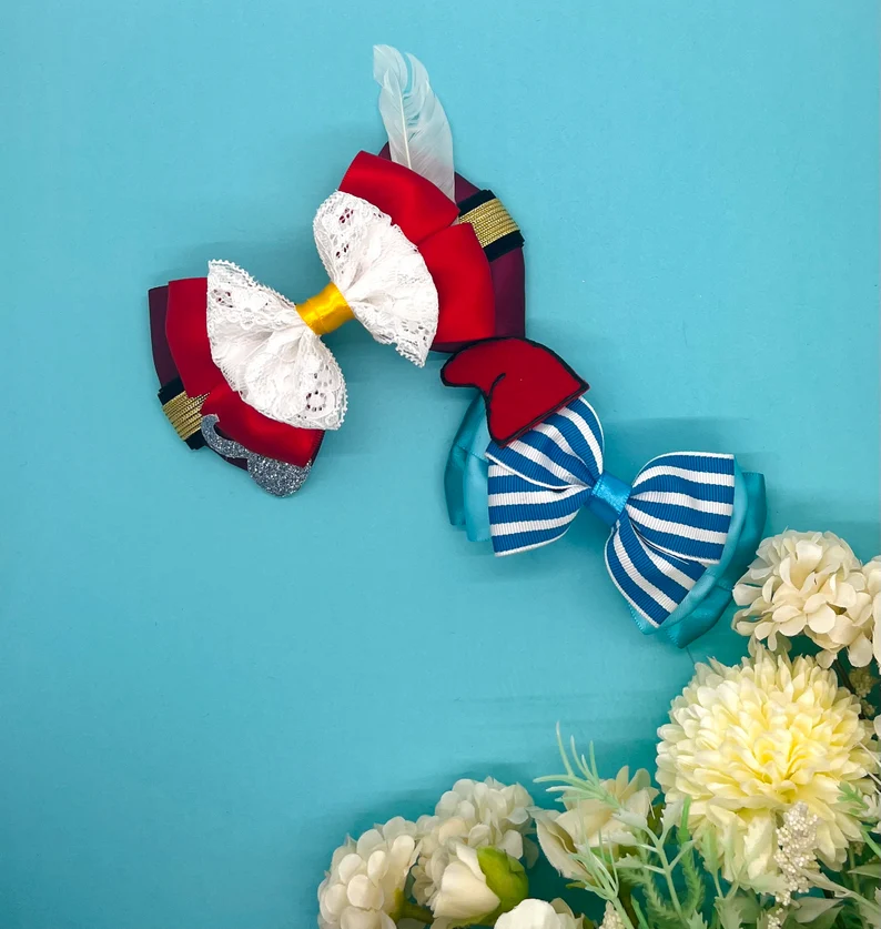 Captain and Mate Inspired Hair Bows
