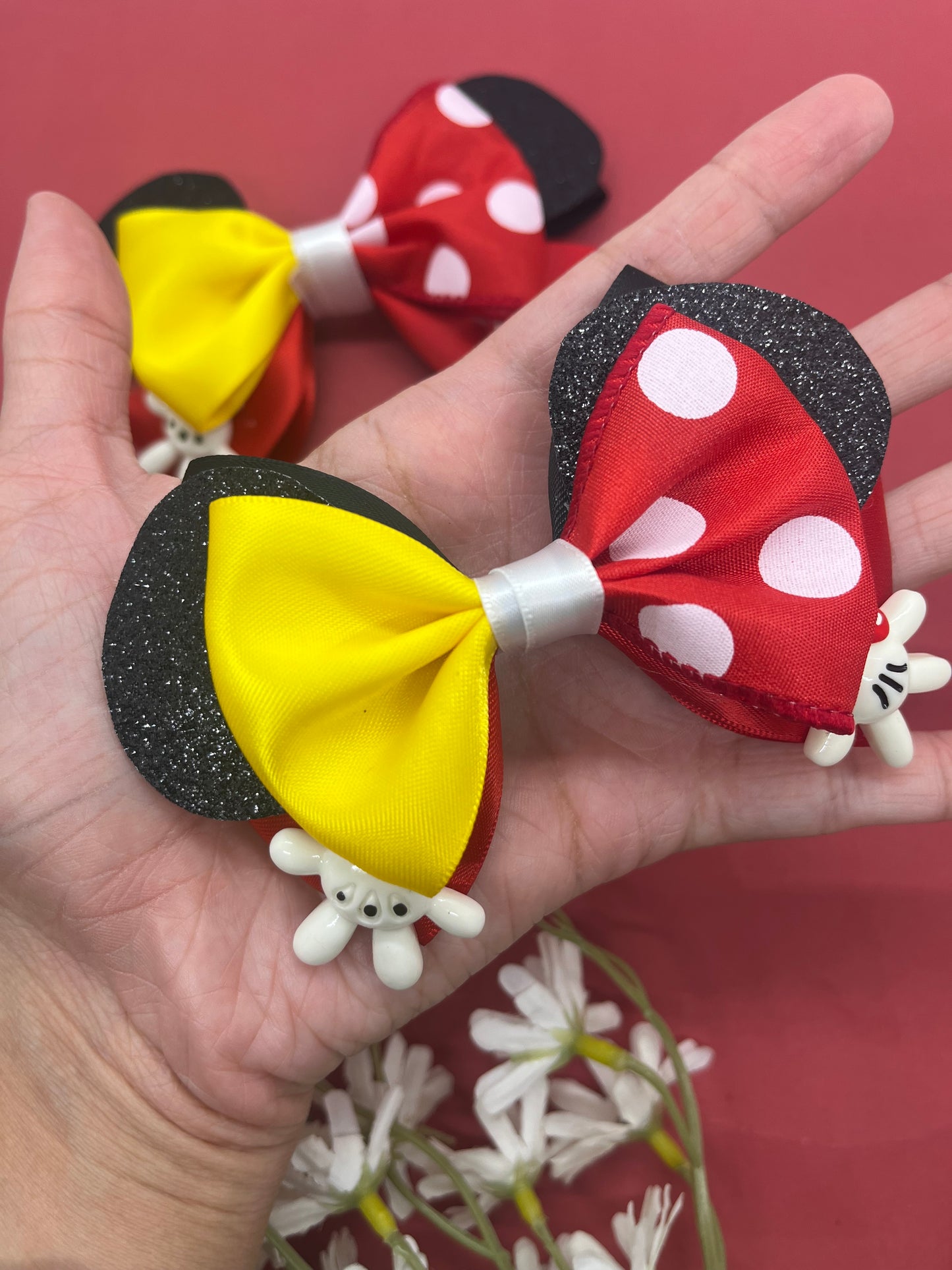 Mouse Mashup Inspired Hair Bow