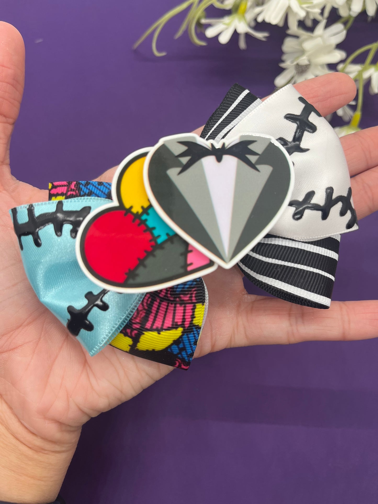 Spooky Couple Inspired Mashup Bow