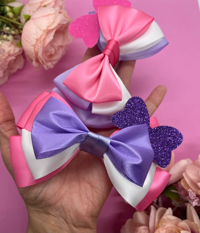 Duck Inspired Hair Bows