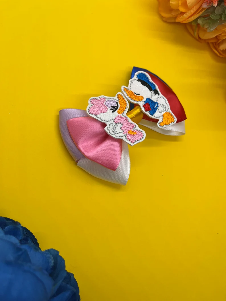 Ducks Inspired Hair Bow