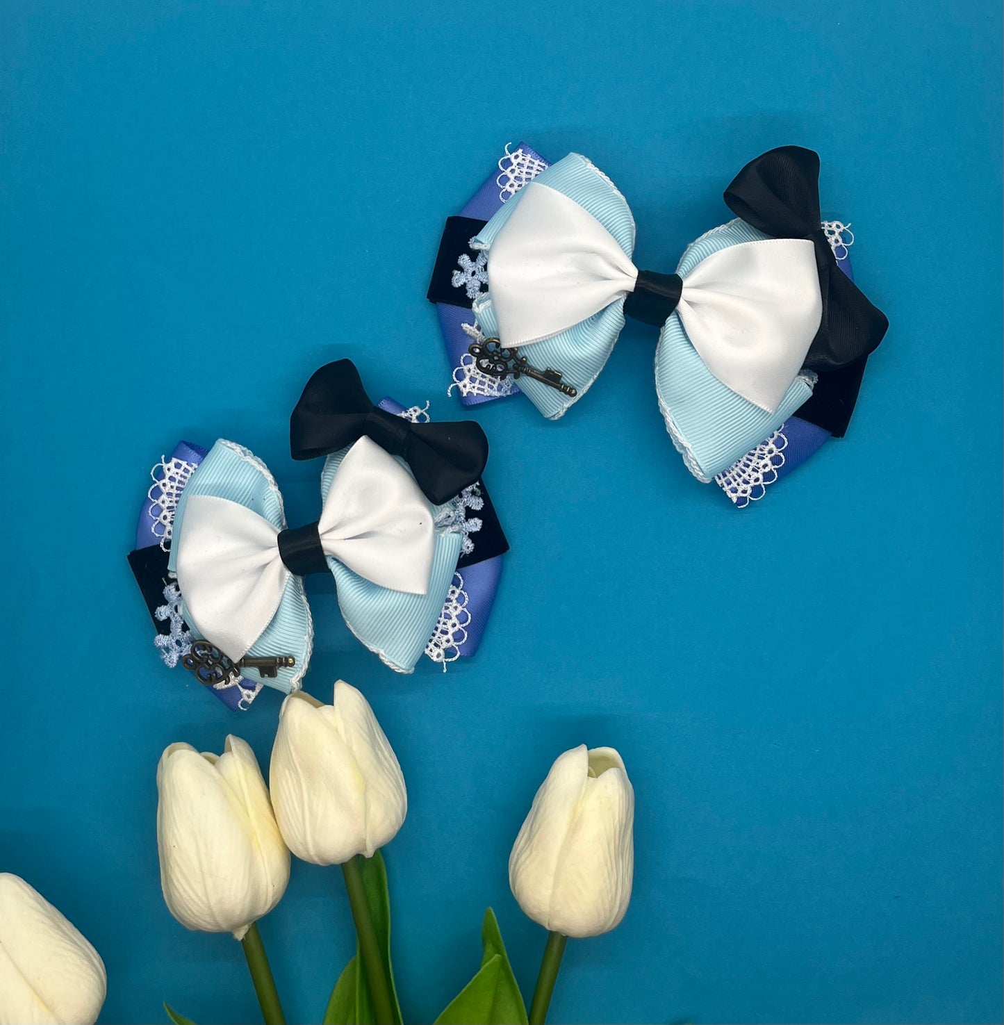 Wonderland Inspired Hair Bow
