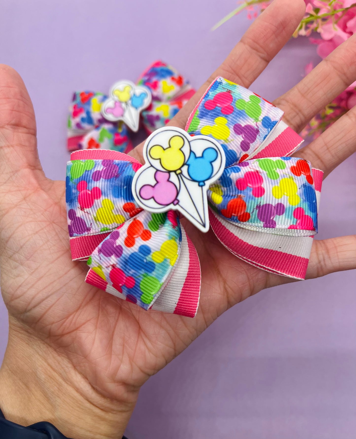 Balloon Inspired Hair Bow