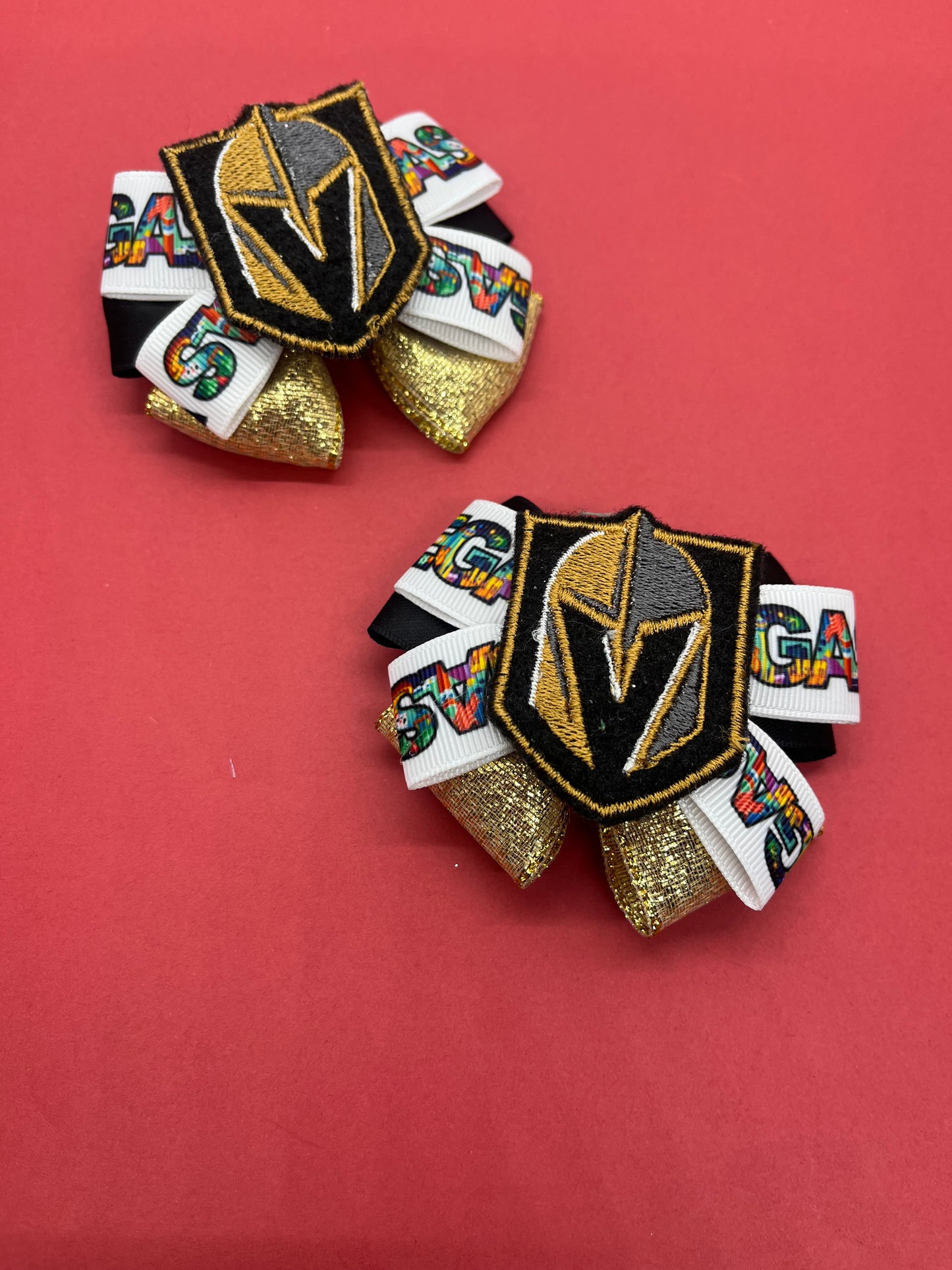 Mini Hockey Inspired Bow