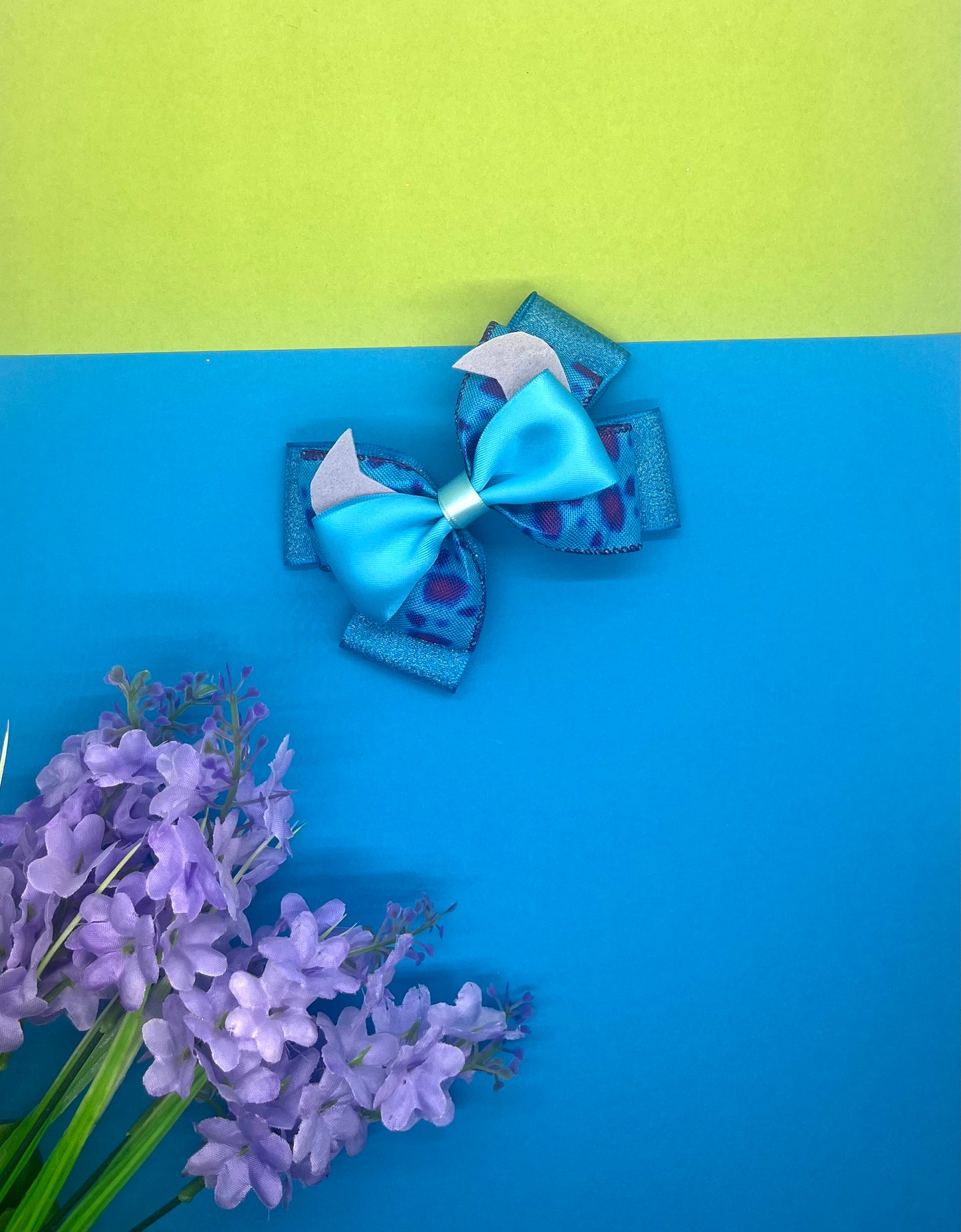 Monster Inspired Hair Bow
