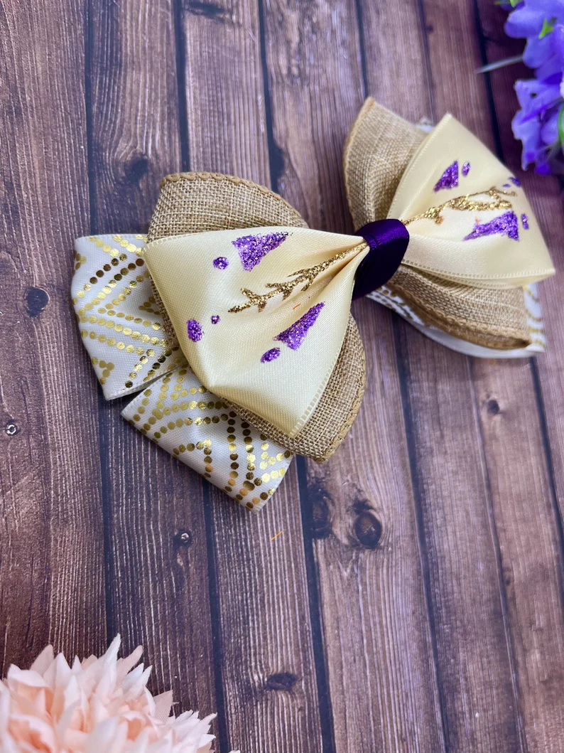 Fall Princesses Inspired Hair Bows