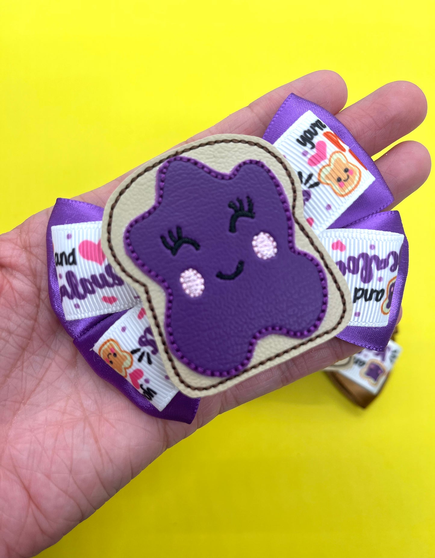 Peanut Butter and Jelly Bows