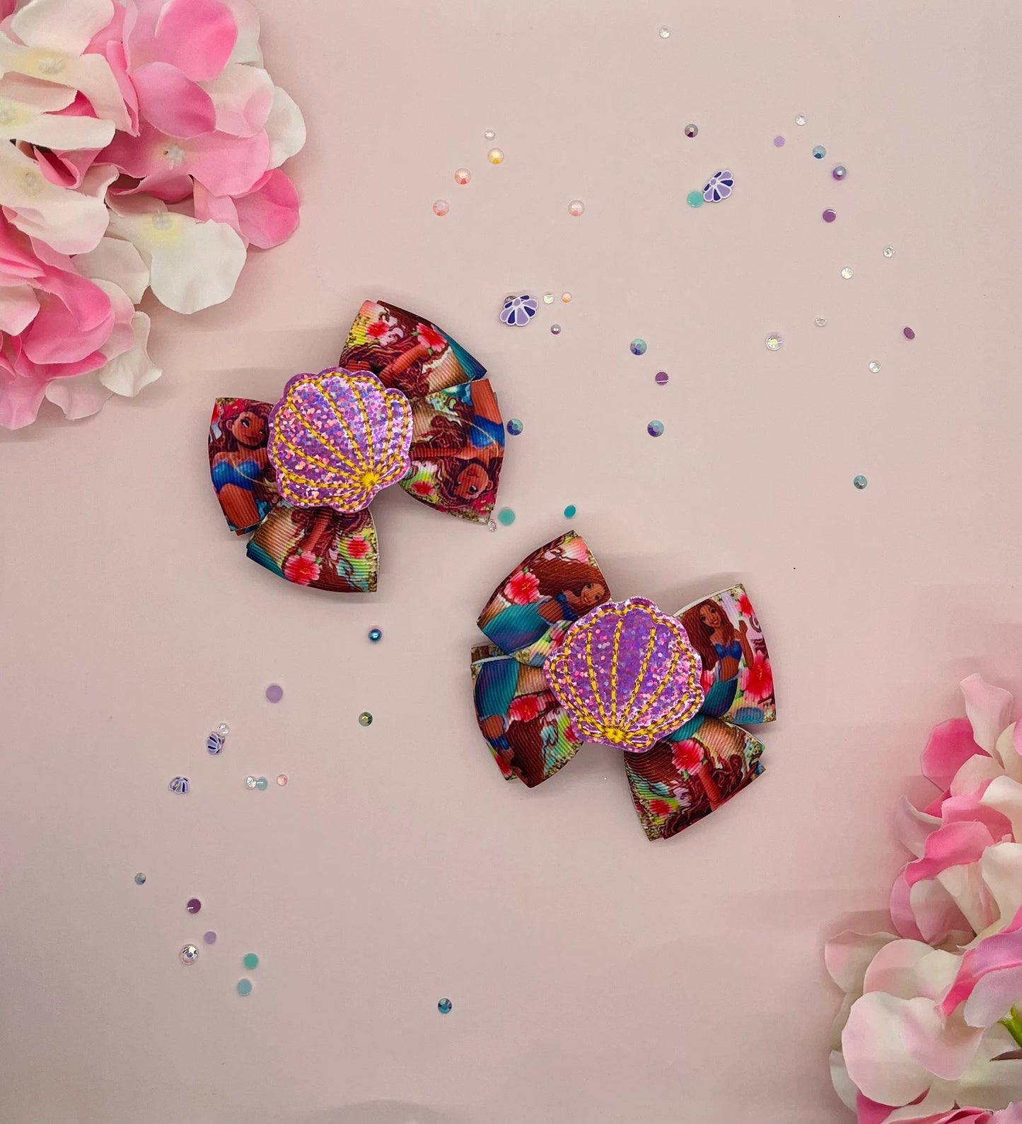 Mini Mermaid Inspired Bow