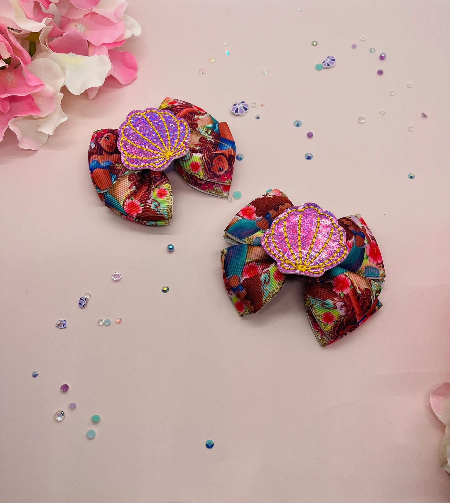 Mini Mermaid Inspired Bow
