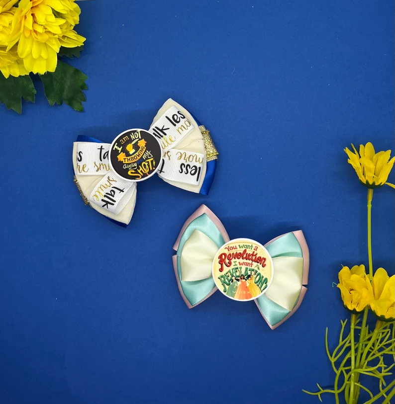 Musically Inspired Hair Bows