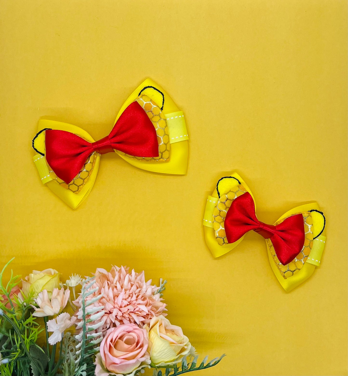 Bear Inspired Hair Bow