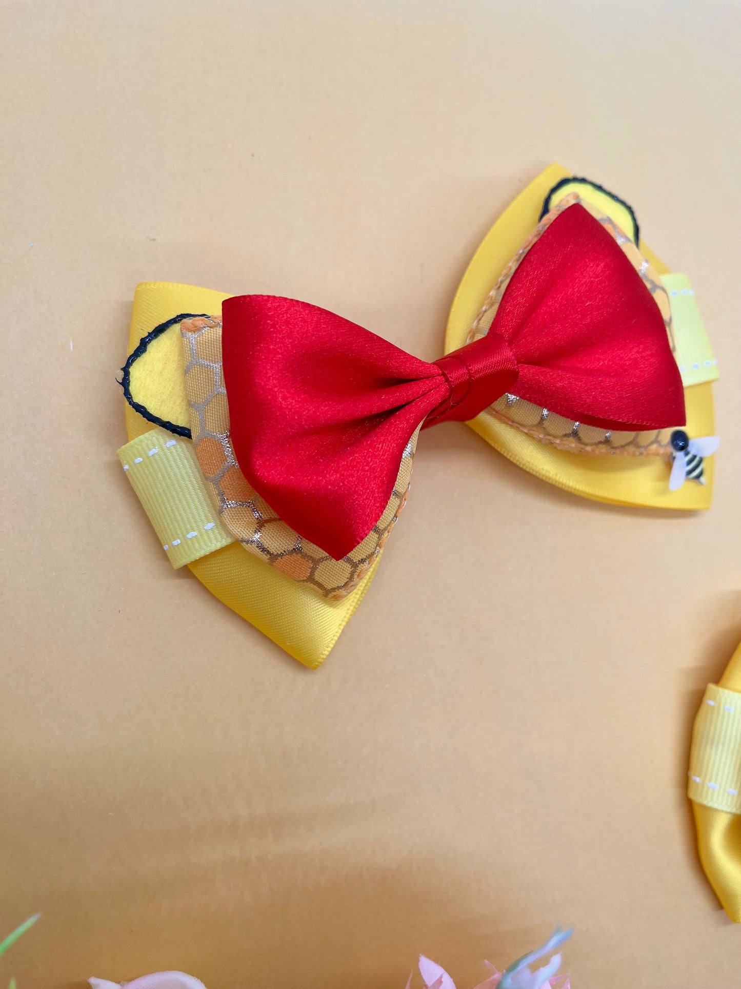 Bear Inspired Hair Bow