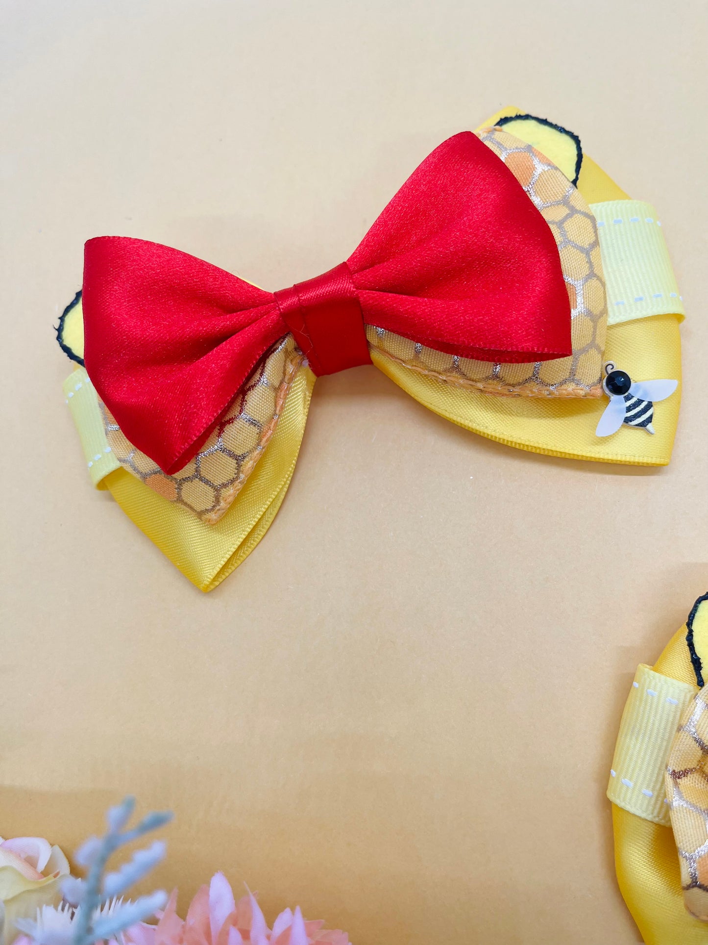 Bear Inspired Hair Bow