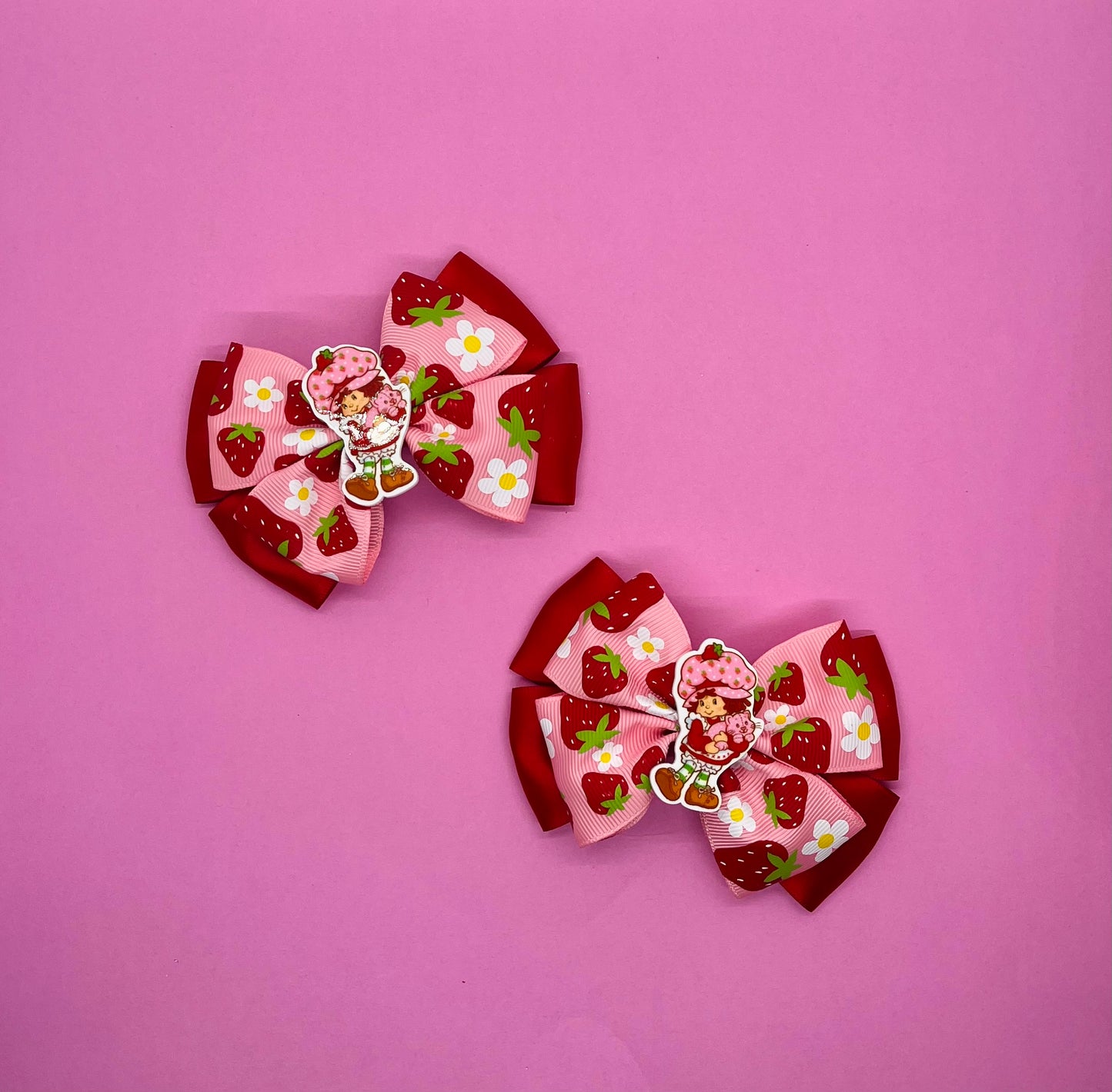 Berry Inspired Hair Bow