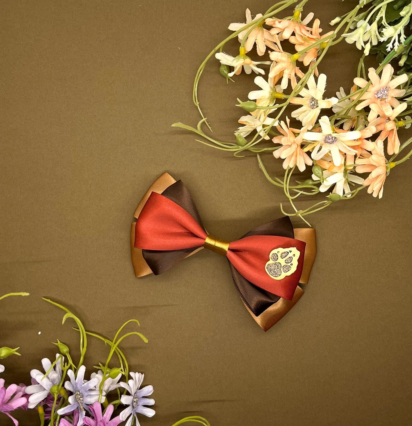 Bear Inspired Hair Bow