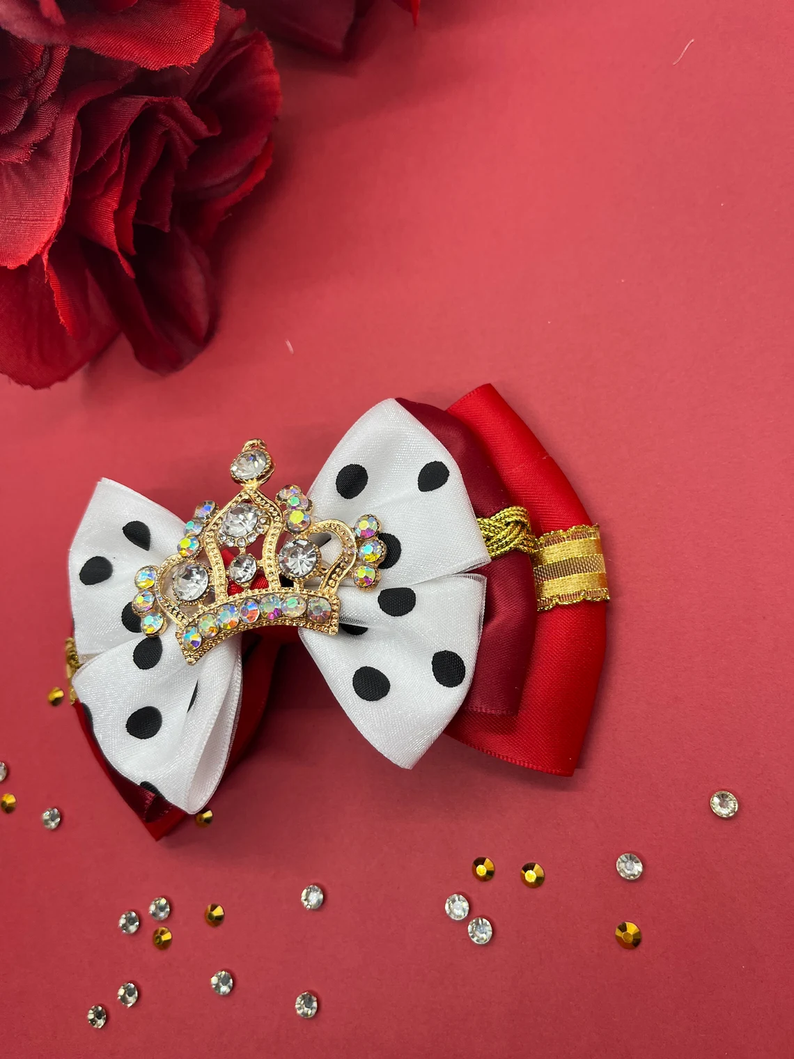 King Inspired Hair Bow