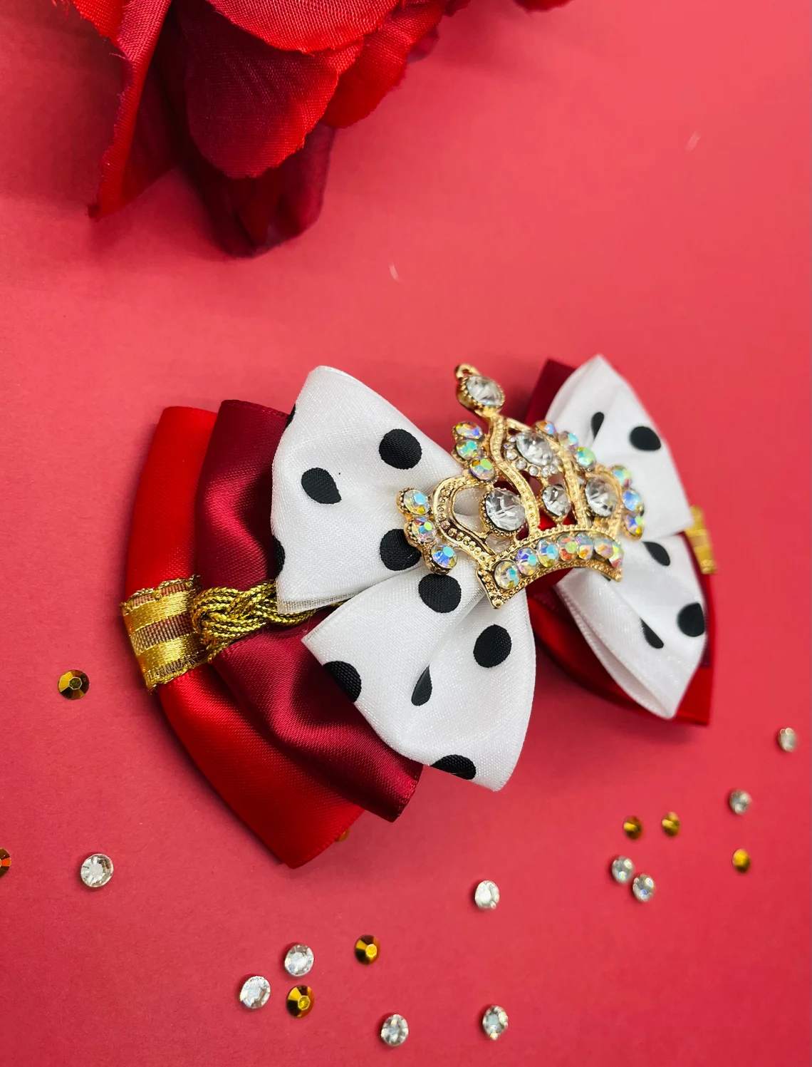 King Inspired Hair Bow