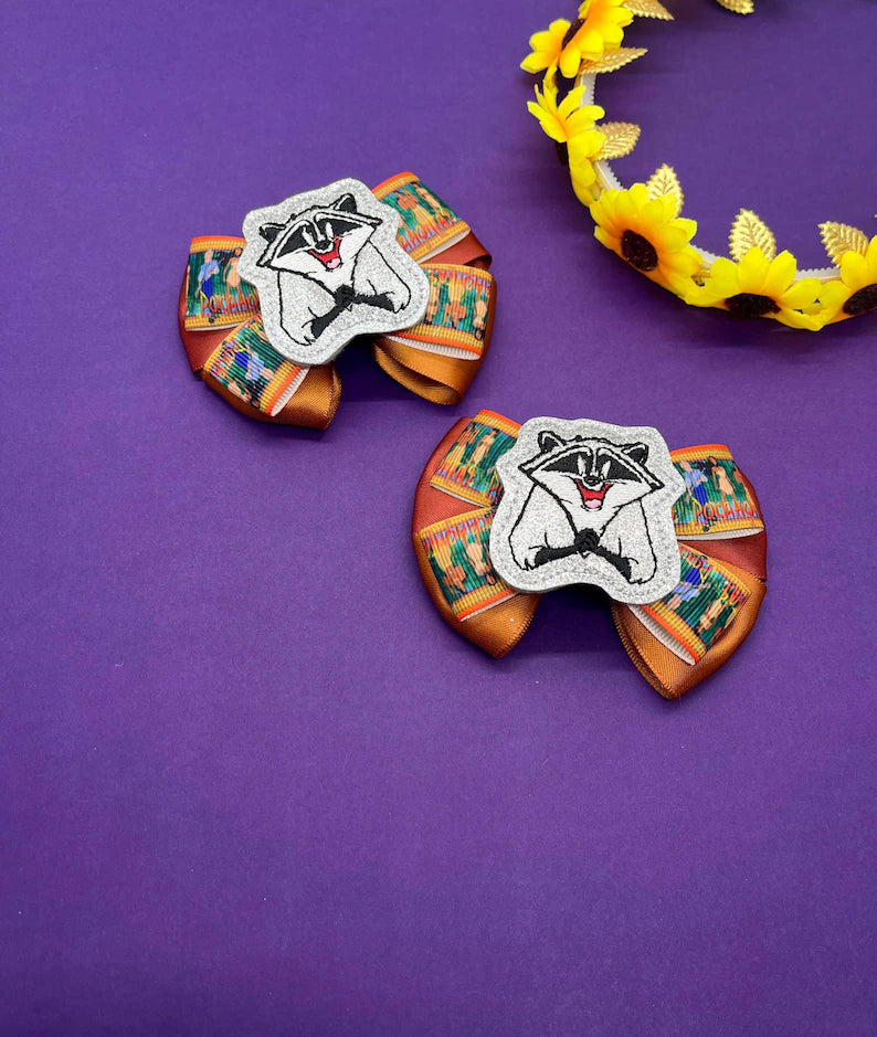 Mini Raccoon Inspired Bow