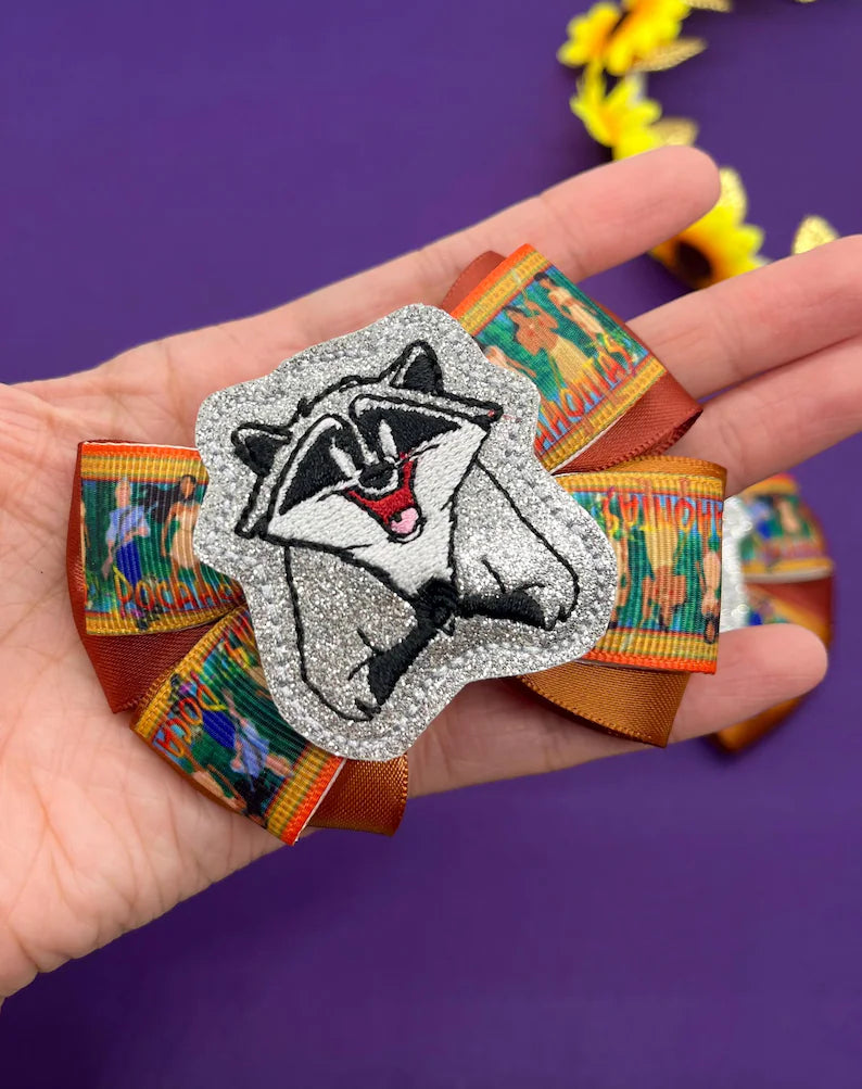 Mini Raccoon Inspired Bow