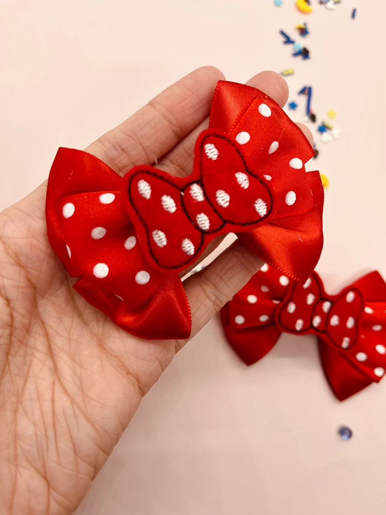Mini Inspired Hair Bow