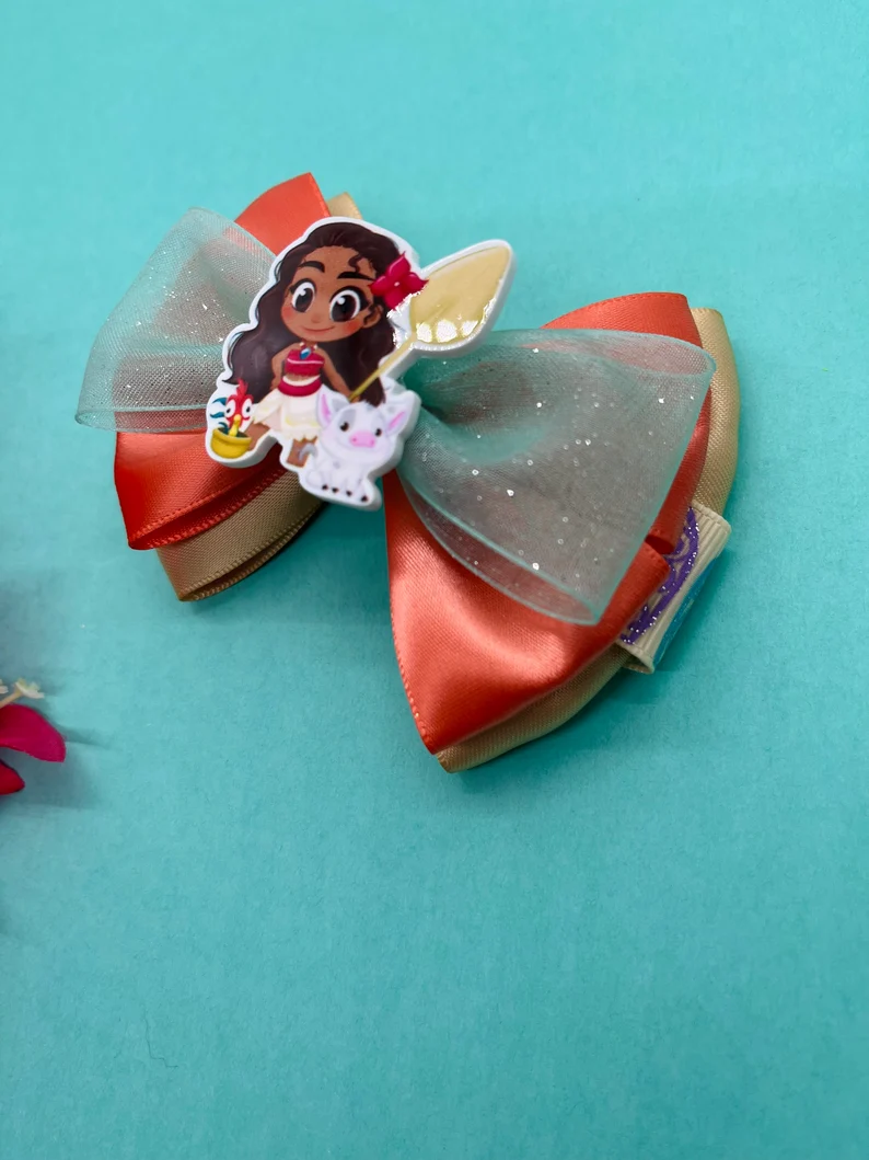 Island Inspired Hair Bow