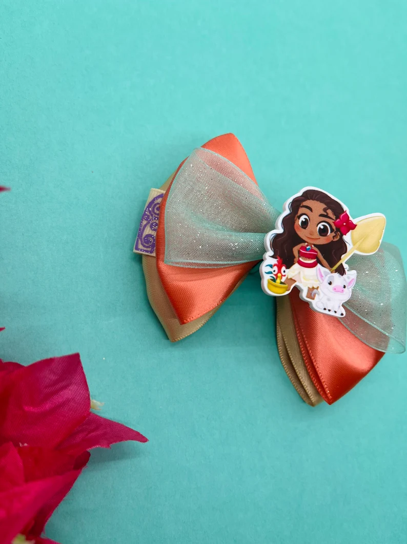 Island Inspired Hair Bow