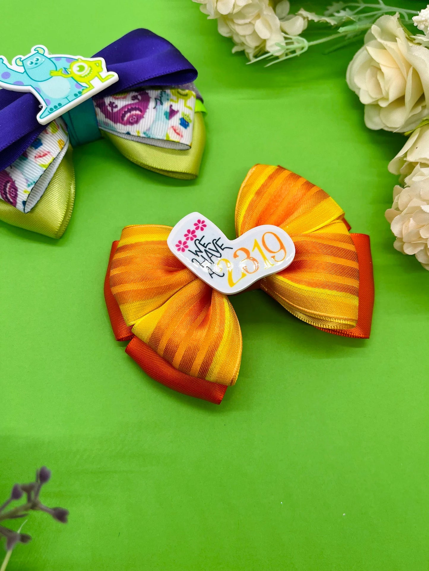 Monster Inspired Hair Bows